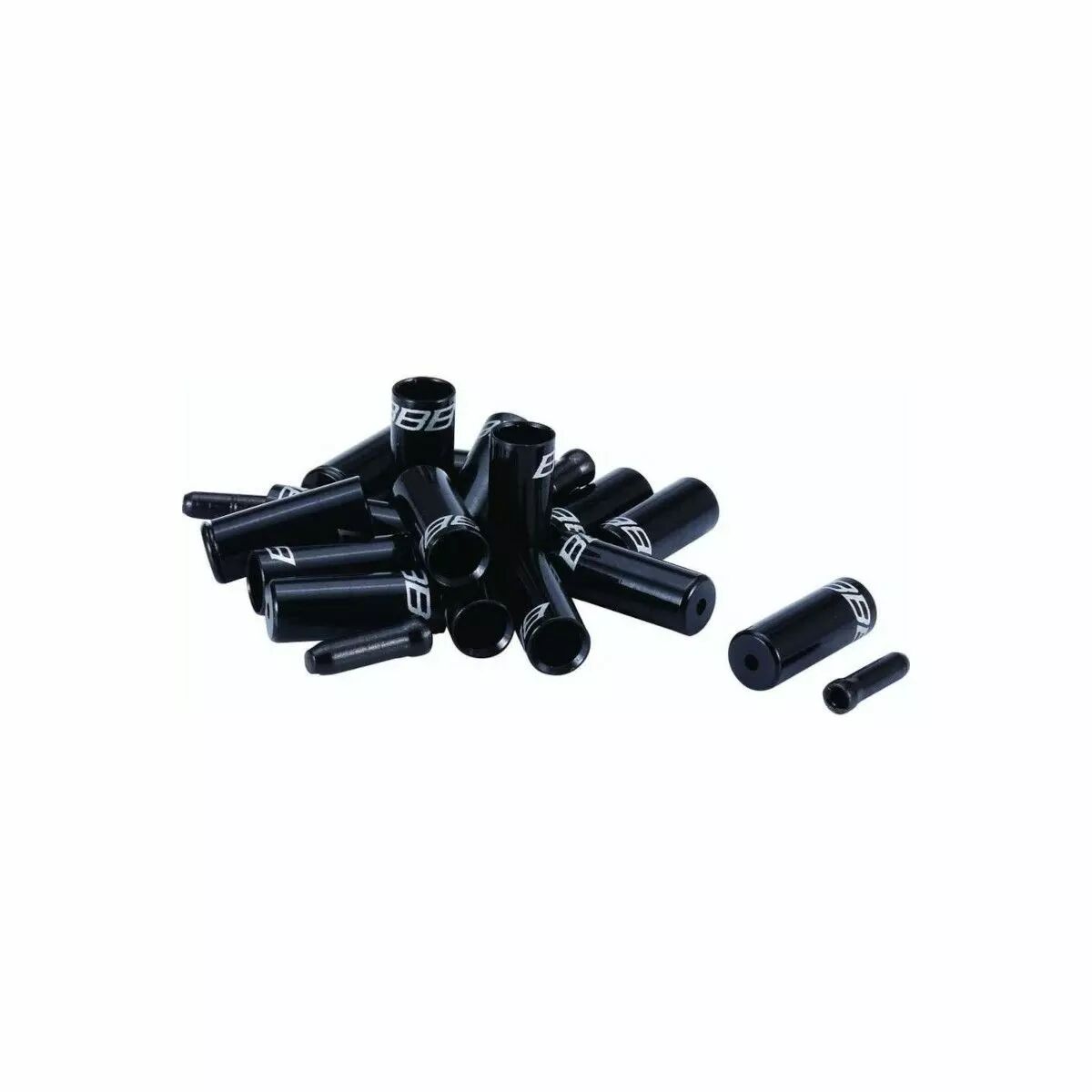Kit de 16 butées 4 & 5mm + 4 embouts de cables Noir, Bleu, Rouge ou Vert au choix BBB