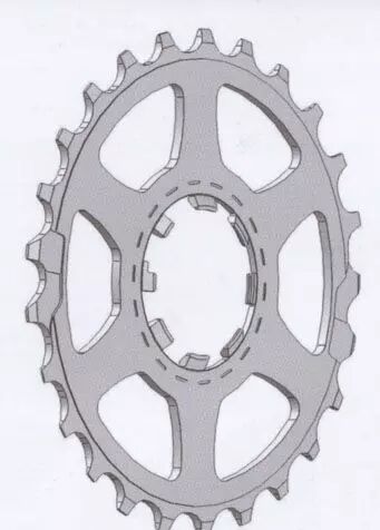 Pignons MICHE pour 11V CAMPAGNOLO dernière position du 21 au 30 dents