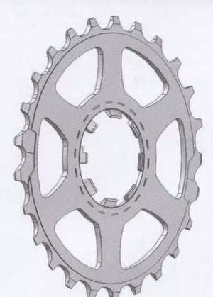 Pignons MICHE pour 11V CAMPAGNOLO dernière position du 21 au 30 dents