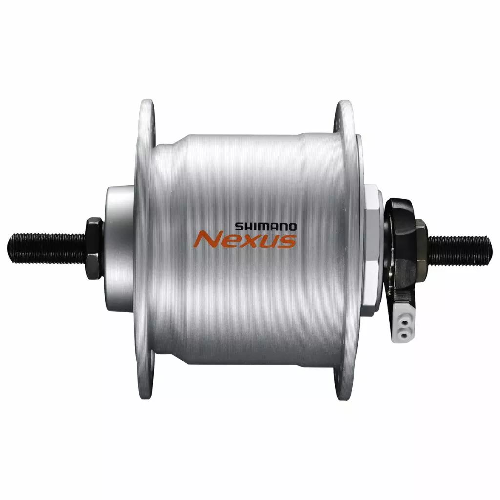 SHIMANO Moyeu Dynamo 100/36 Argent DH-C3000 6V/3.0W Vis