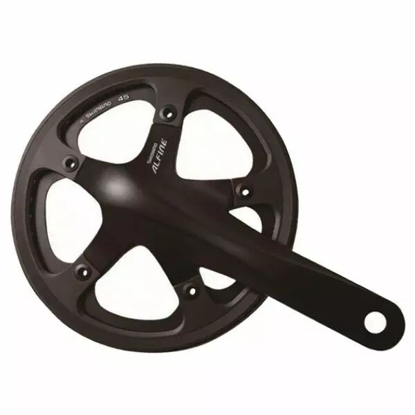 SHIMANO Pédalier ALFINE 39 DENTS 170MM, CARTER, CUV. BSA, NOIR