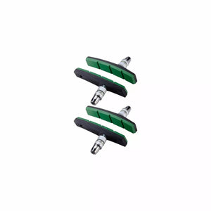 Patins brakeshoes EStop e-bike (4pcs) vert BBB