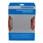 SHIMANO Kit Cables Gaines De Frein PTFE Road PTFE Rouge