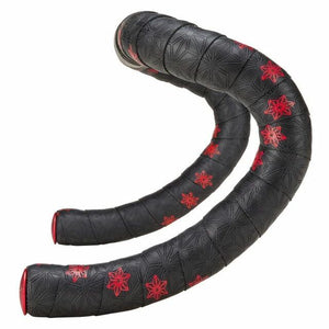 Ruban de cintre Supacaz - Super Sticky Kush Galaxy Red Stars + Bouchons 