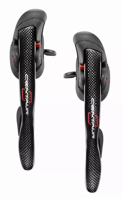 CAMPAGNOLO poignées Ergopower CENTAUR Power Shift Carbon 10s - BLACK option