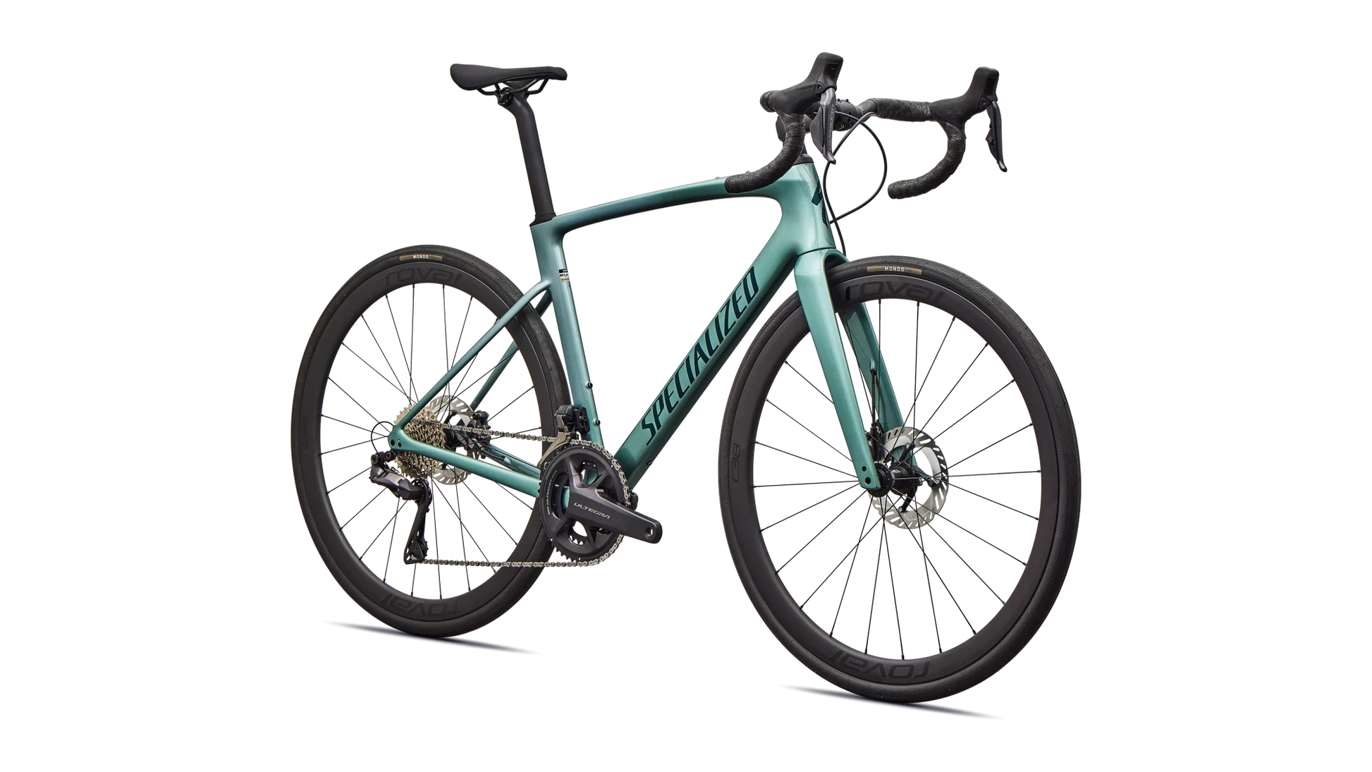 Vélo Specialized Roubaix Expert Gloss Fjord Metallic/White Pearl Fade/Emerald Metallic