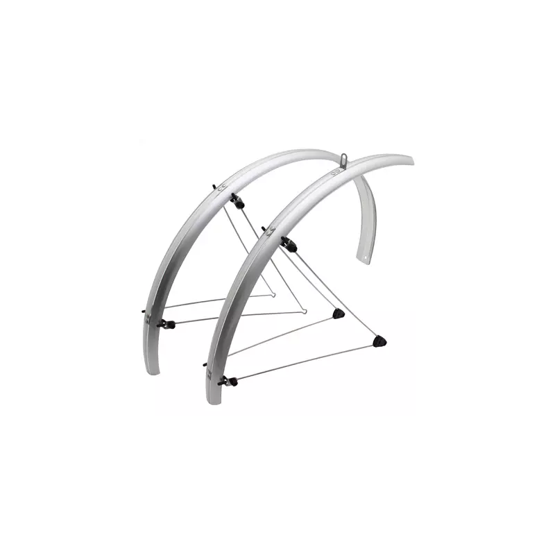 GARDE BOUE CITY/VTC 28 STRONGLIGHT 48mm argent (paire)
