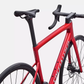 Vélo Specialized Tarmac Sl8 Comp Di2 Gloss Red Tint Over Silver Dust/Silver Dust