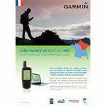Carte Garmin Topo France v3 Nord-Est Pro DVD avec carte microSD/SD pré-chargée