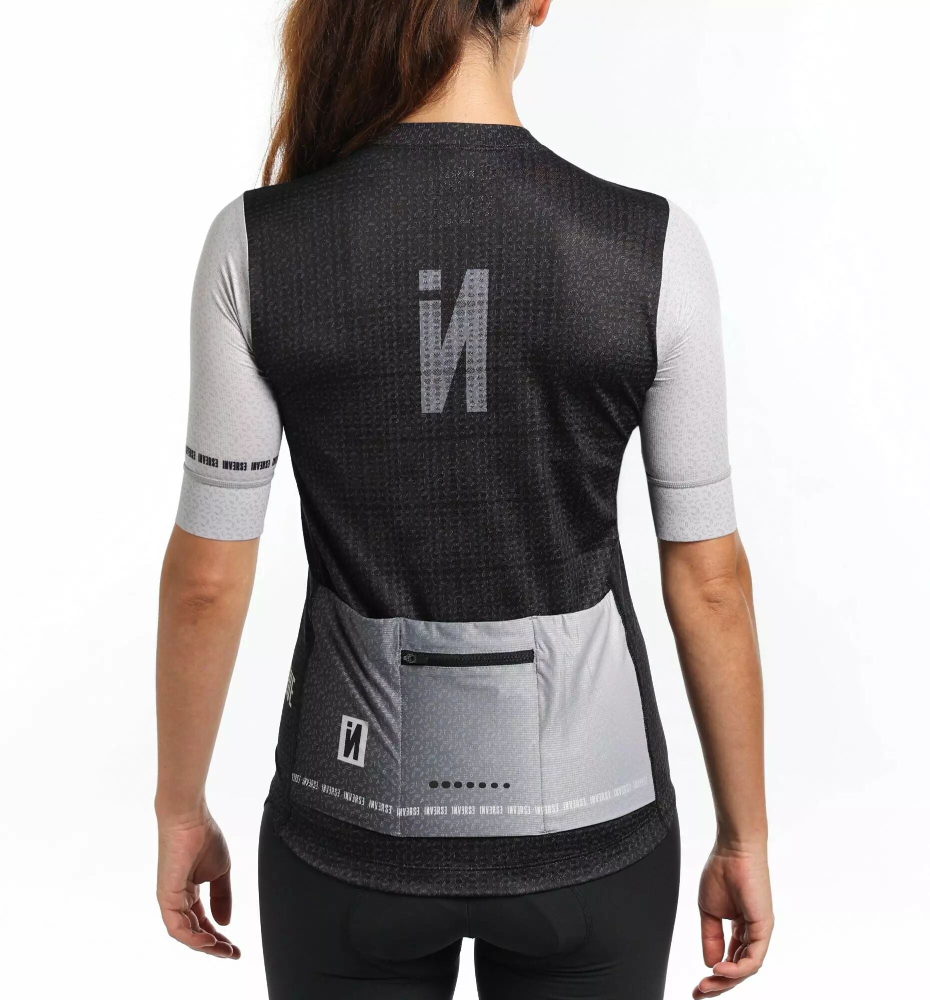 Maillot Cycliste Unisex Inverse Kosmic Black