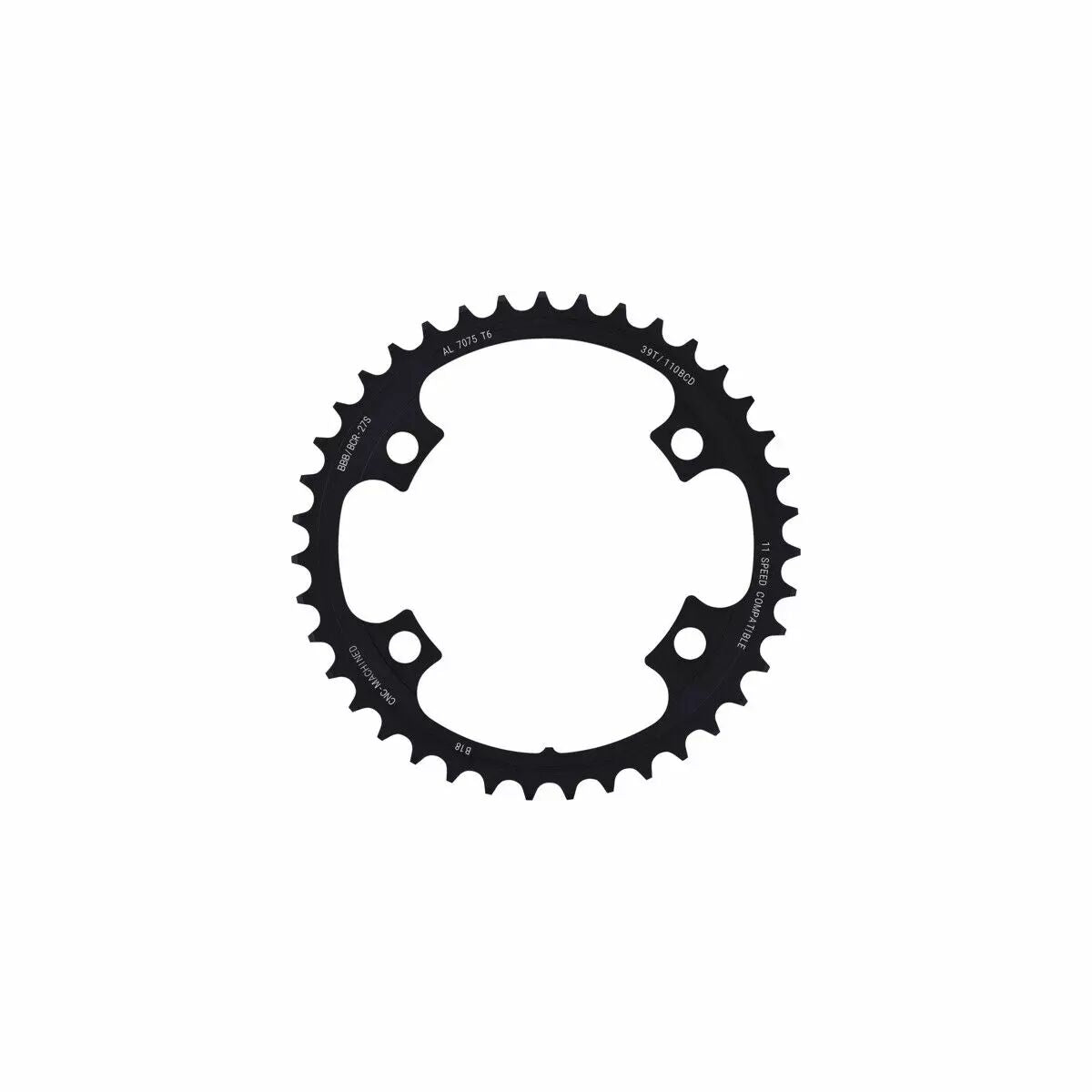Plateau ELEVENGEAR 110mm 4 branches Shimano du 34 au 42 dents BBB