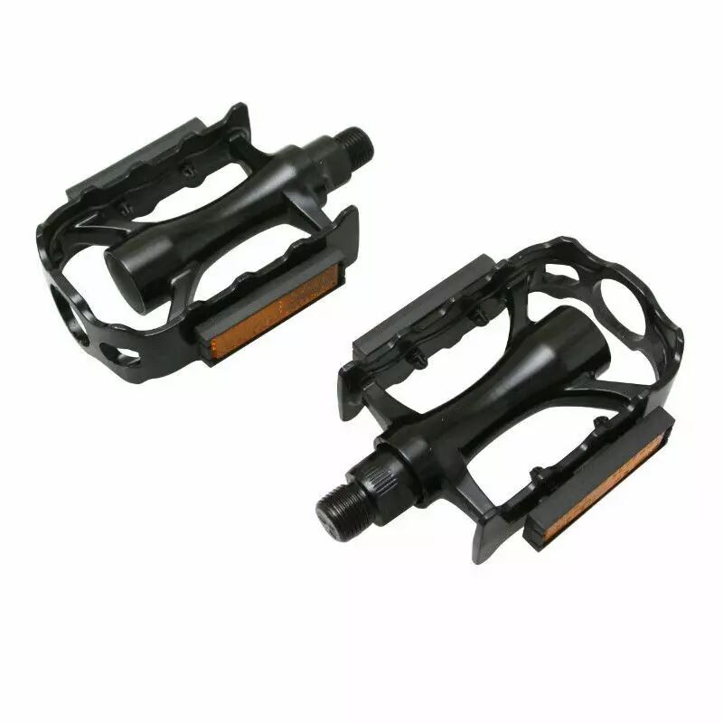 Pédales VTT/VTC NEWTON 500 Noir Aluminium D9/16