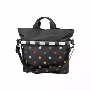 Sacoche latérale Bikebasket OVAL M dots KLICKFIX