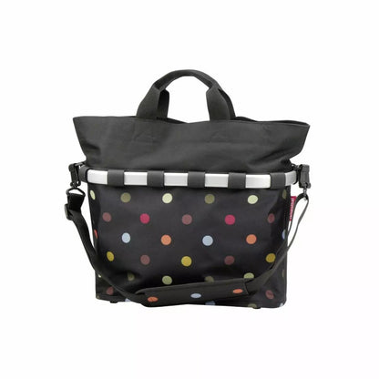 Sacoche latérale Bikebasket OVAL M dots KLICKFIX