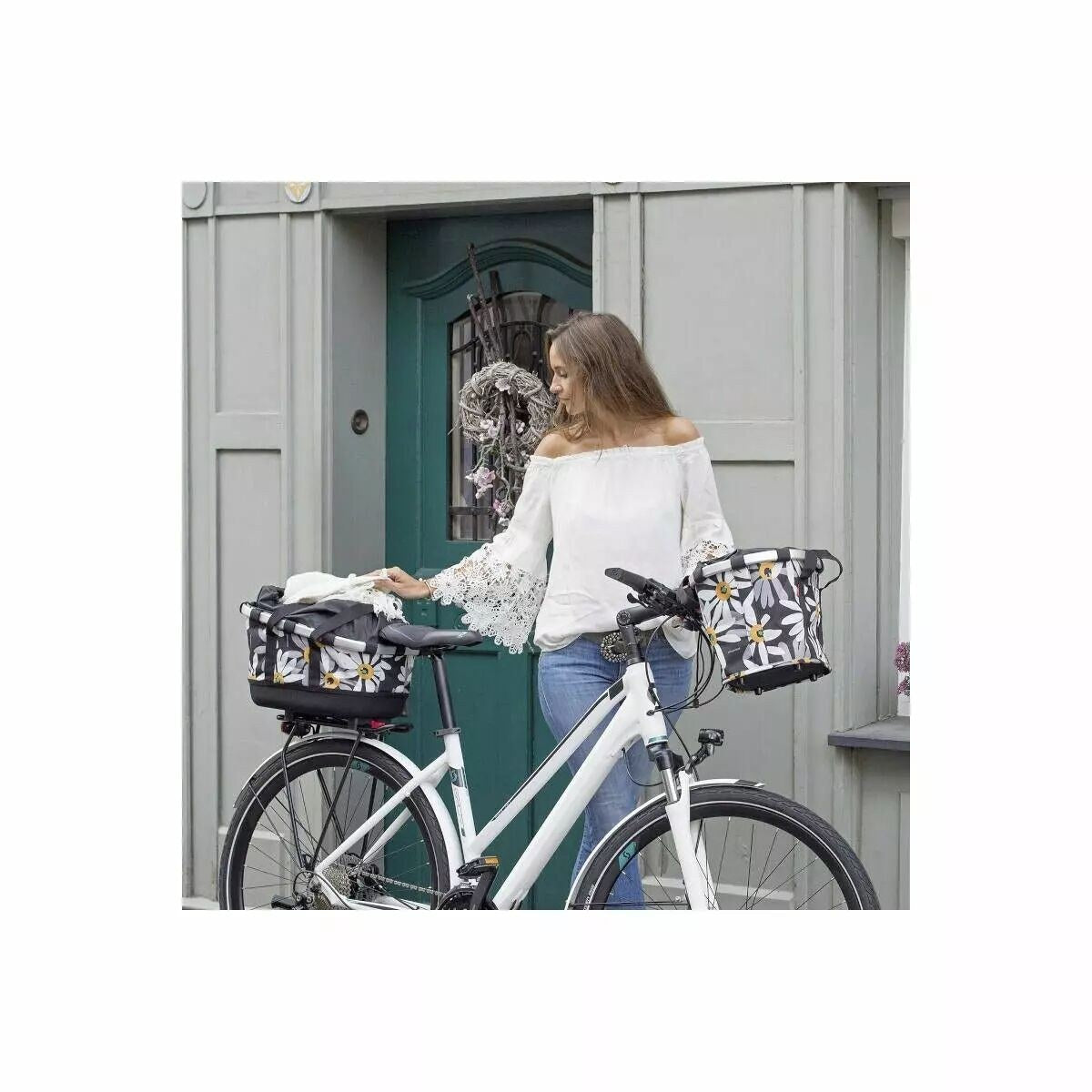 BIKEBASKET FLORIST INDIGO KLICKFIX