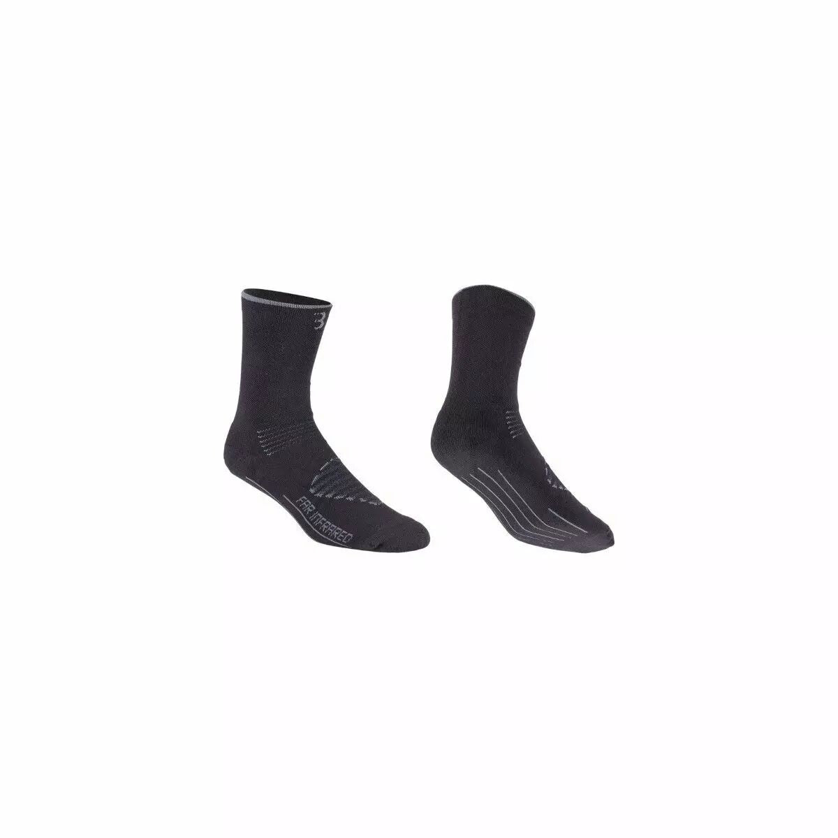 Soquette InFraRouge FIRFeet Noir/Gris BBB