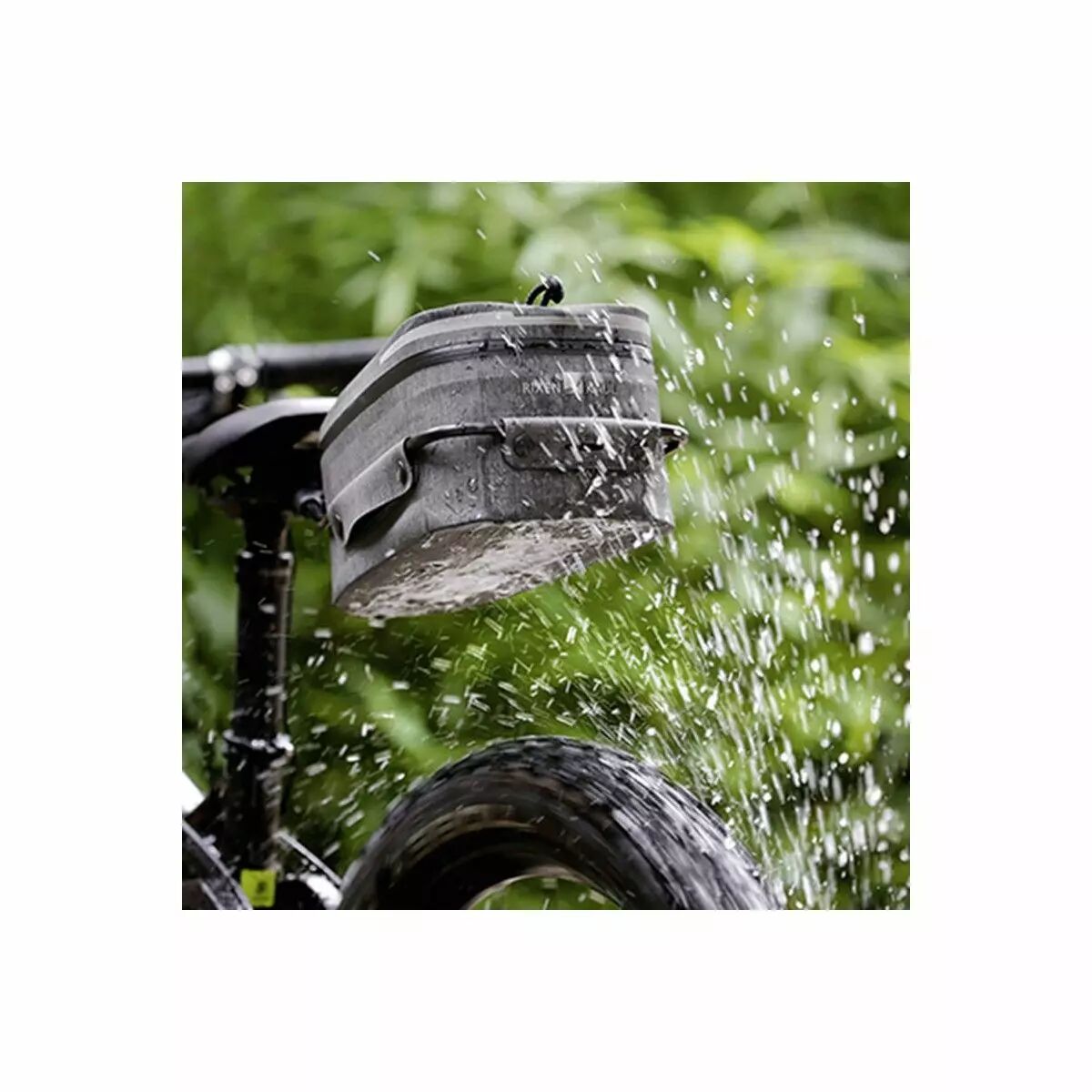 Sacoche CONTOUR Etanche Grise Fixation selle KLICKFIX
