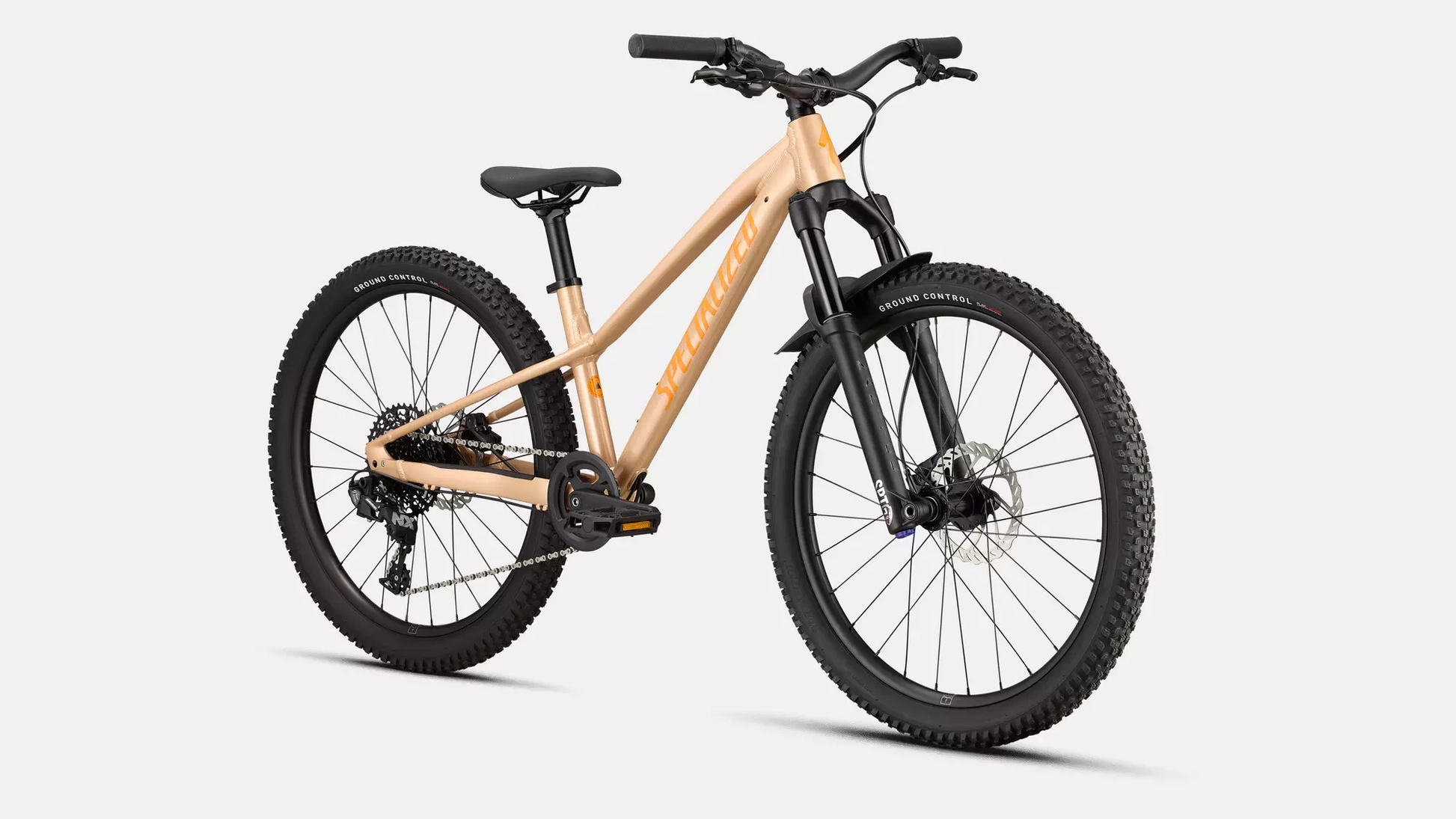 Vélo Specialized Riprock Comp 24 Int Gloss Photon Tint Over Flake Silver/Orange Zest