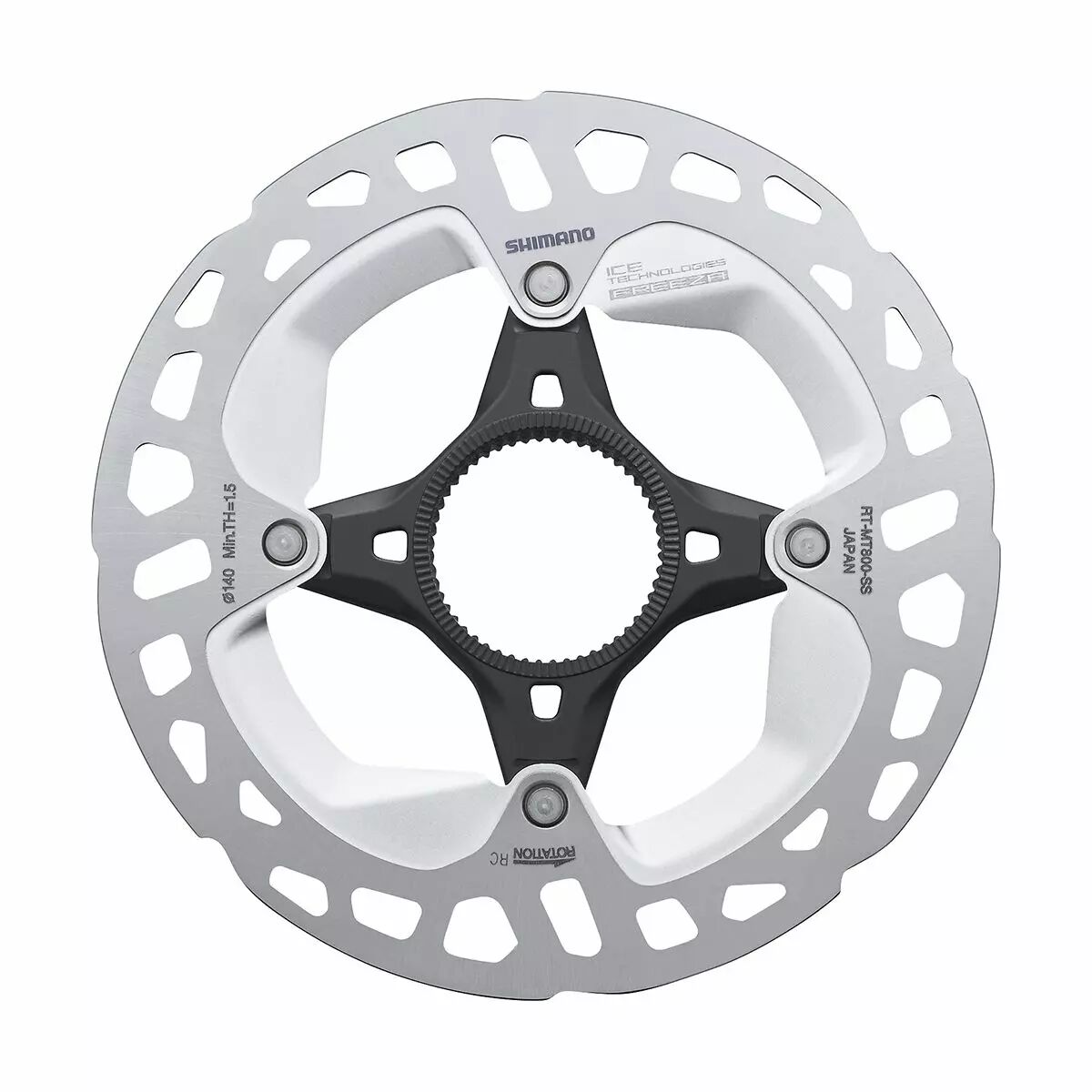 SHIMANO Disque Frein 140mm CL RT-MT800 Ice-Tech Freeza (cannelure externe)