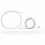 CABLES+GAINES Kit complet FREIN/DERAILLEUR CAMPAGNOLO BLANC ULTRASHIFT