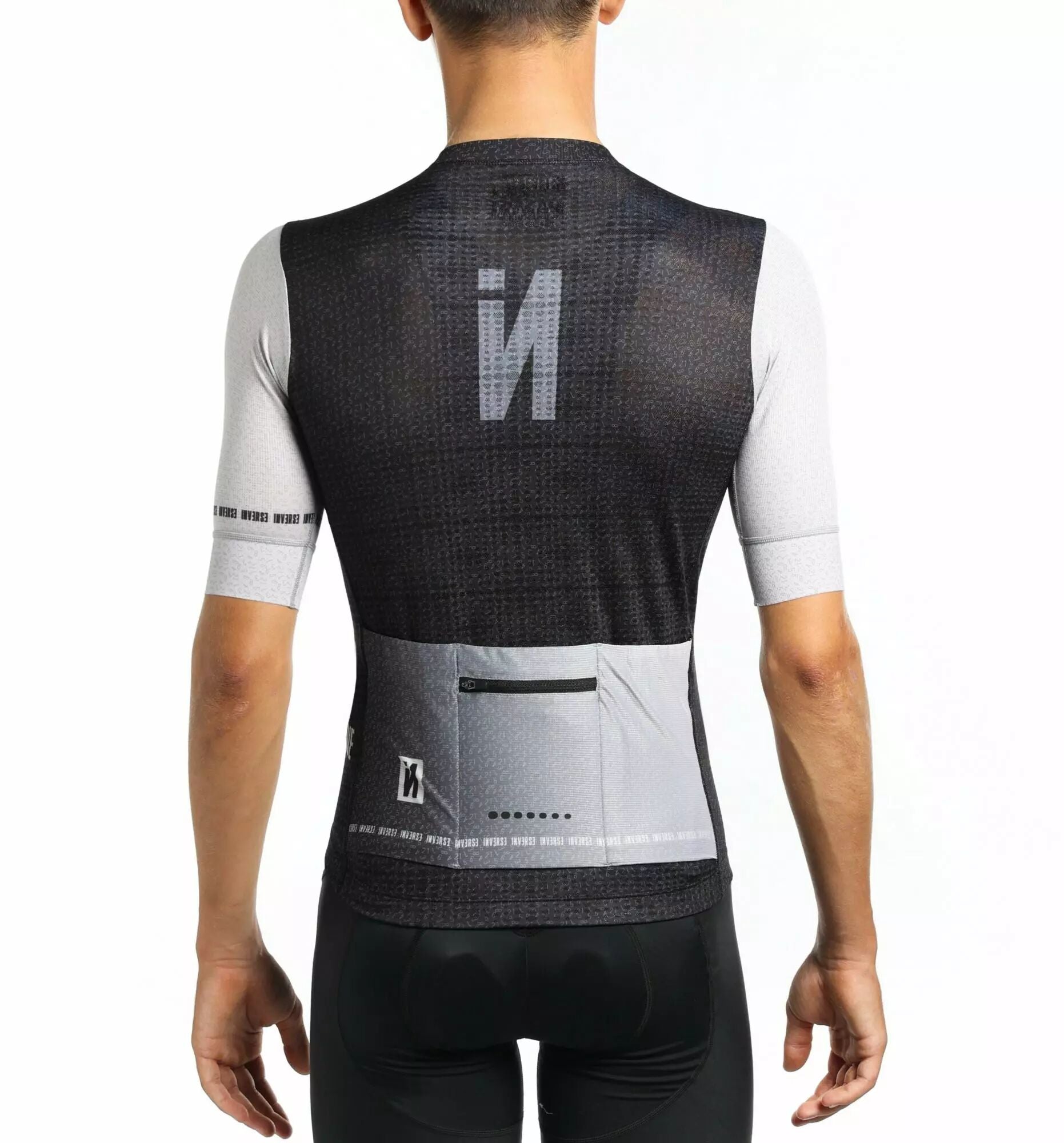 Maillot Cycliste Unisex Inverse Kosmic Black