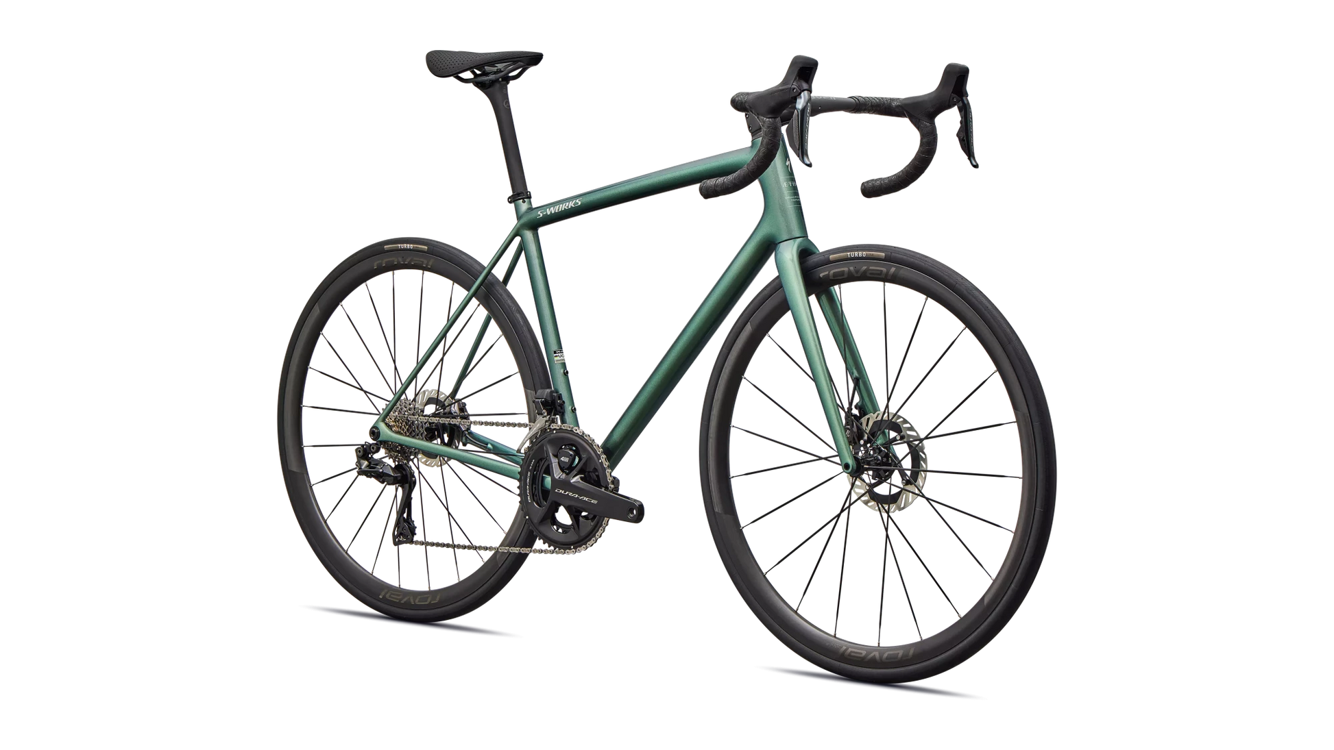 Vélo Specialized Aethos Sw Di2 Gloss Premium Fjord Metallic/Dolomite Metallic