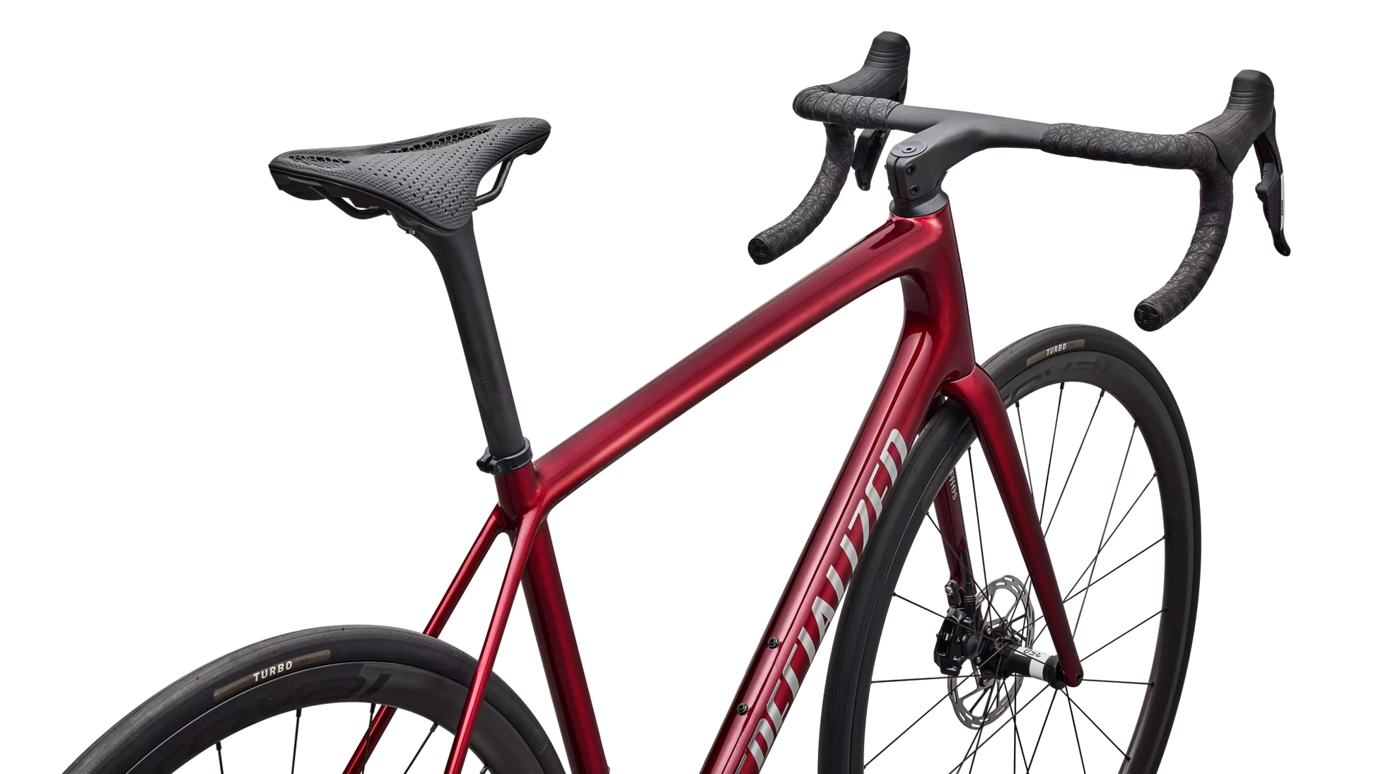 Vélo Specialized Aethos Pro Axs Gloss Red Sky/Chrome