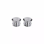 Bouchons de cintre argent 2pcs BBB