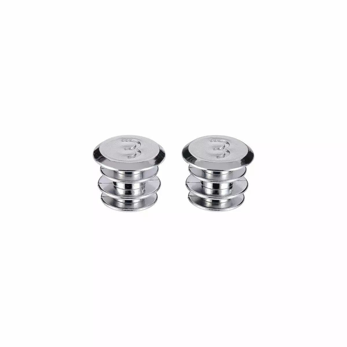 Bouchons de cintre argent 2pcs BBB