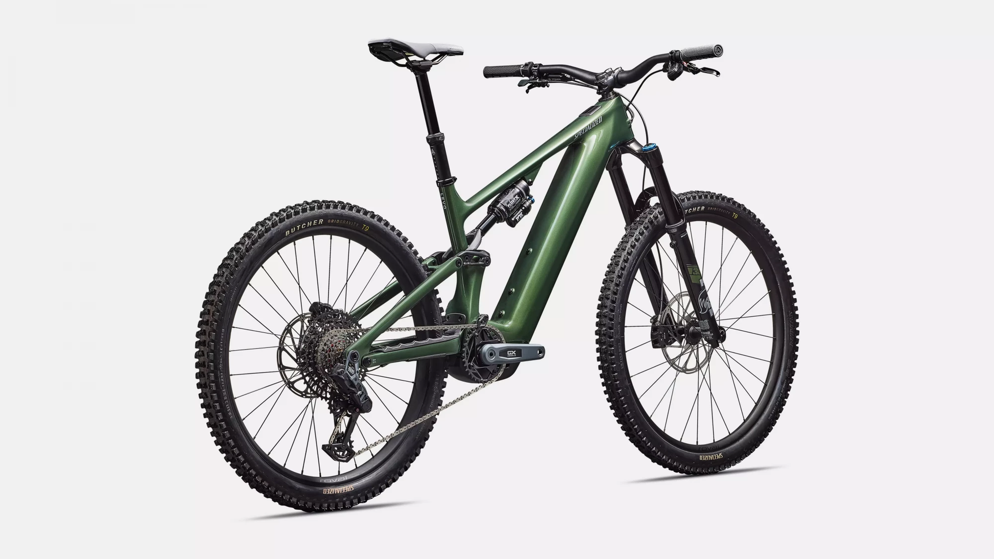 Vélo Specialized Levo Expert Carbon G4 Nb Gloss Cypress Metallic/Silver Dust