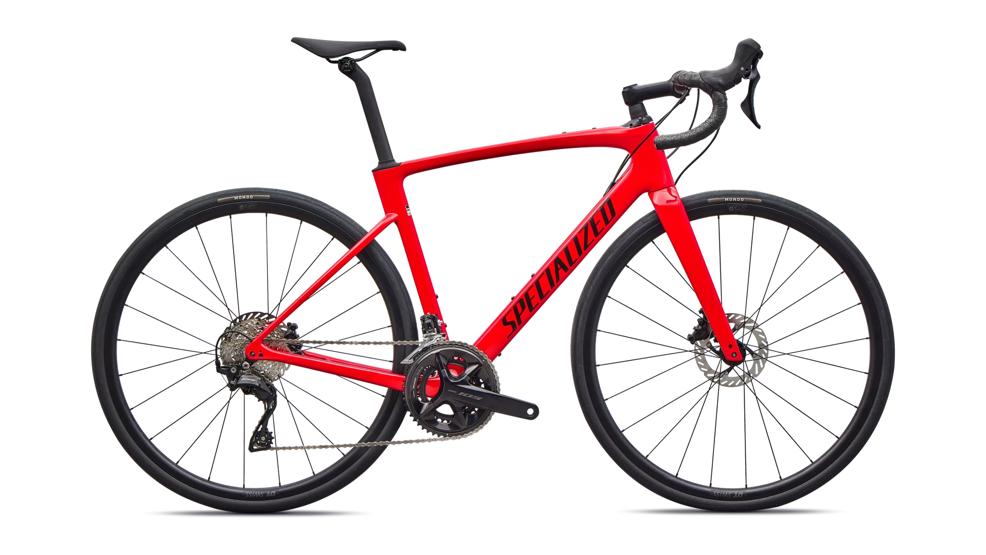 Vélo Specialized Roubaix Sport Gloss Vivid Red/Obsidian