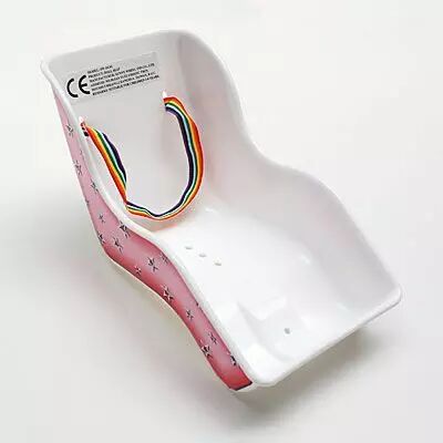 PORTE POUPEE BLANC AVEC FIXATION AVANT/ARRIERE