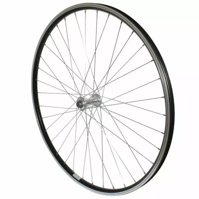ROUE VTC 700X35 AVANT ALU NOIR DOUBLE PAROI MOY ALU BLOCAGE