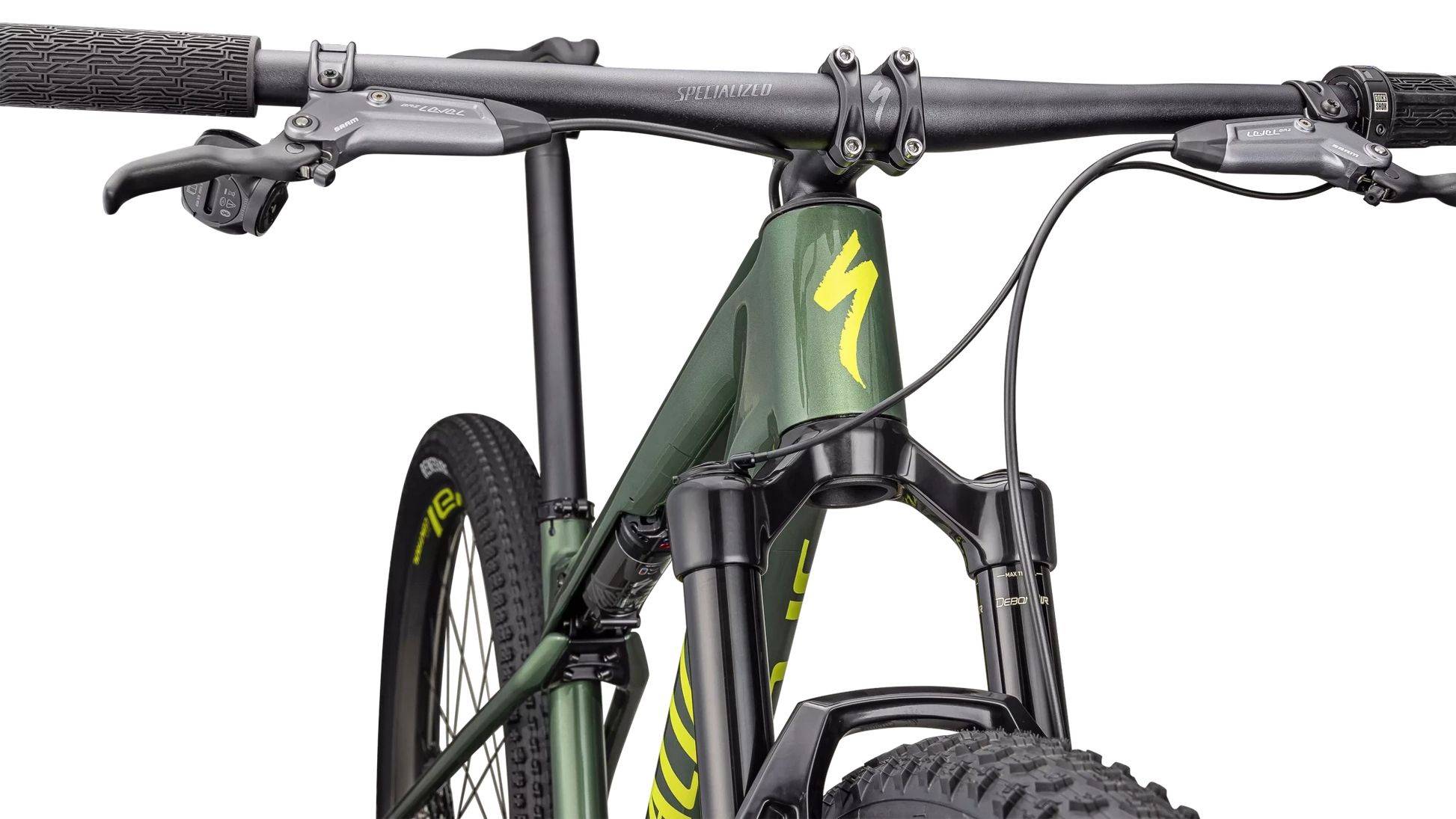 Vélo Specialized Epic Wc Expert Gloss Cypress Metallic/Ion Metallic