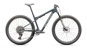 Vélo Specialized Epic Wc Expert Satin Metallic Deep Lake/White/Pearl