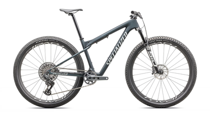 Vélo Specialized Epic Wc Expert Satin Metallic Deep Lake/White/Pearl