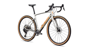 Vélo Specialized Diverge Comp Dolomite Metallic/Orange Zest