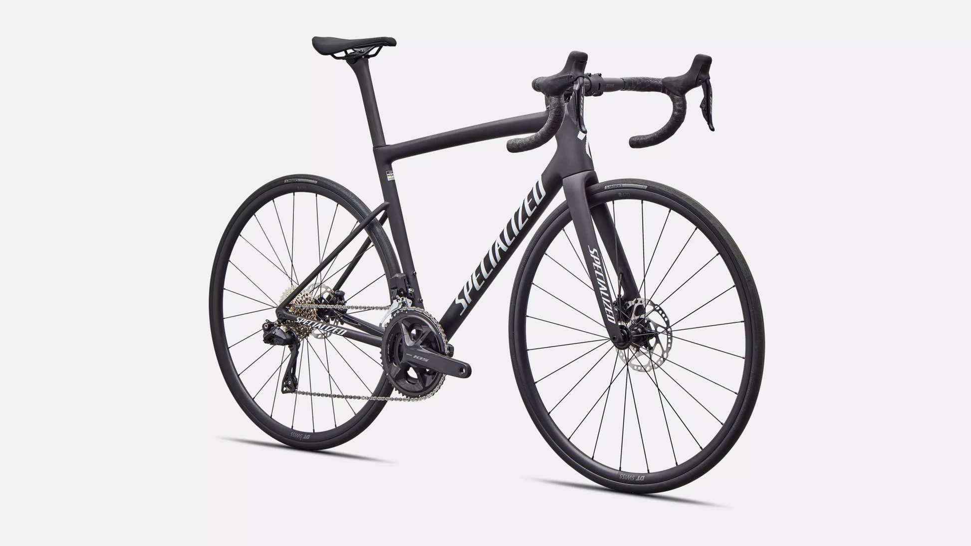 Vélo Specialized Tarmac Sl8 Comp Di2 Satin Carbon/White