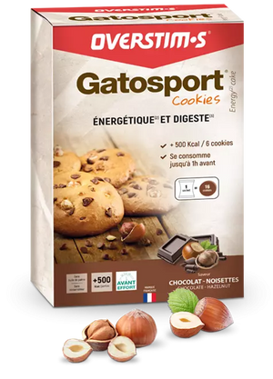 Gatosport Overstims Cookies Chocolat/Noisette