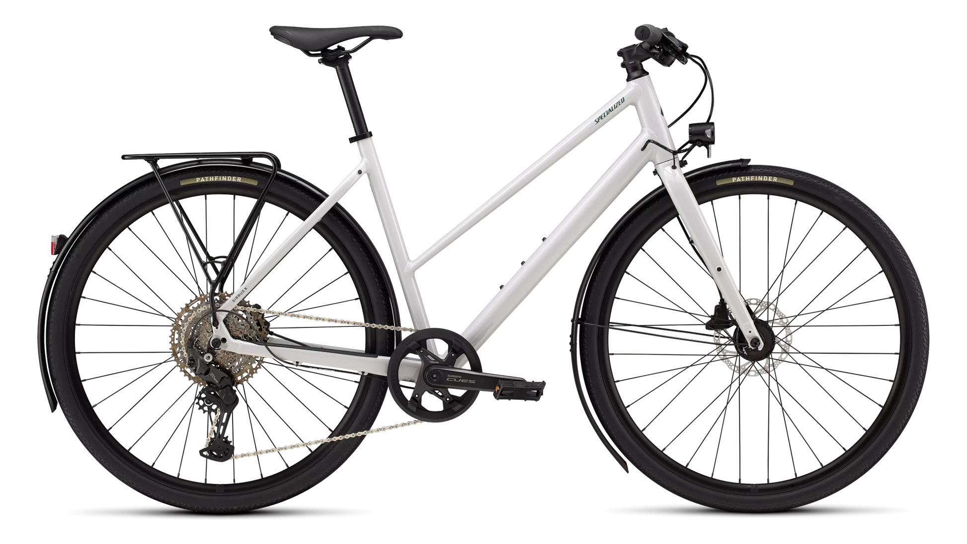 Vélo Specialized Sirrus X 3.0 Gloss Dove Grey/Metallic Pine Frost Reflective