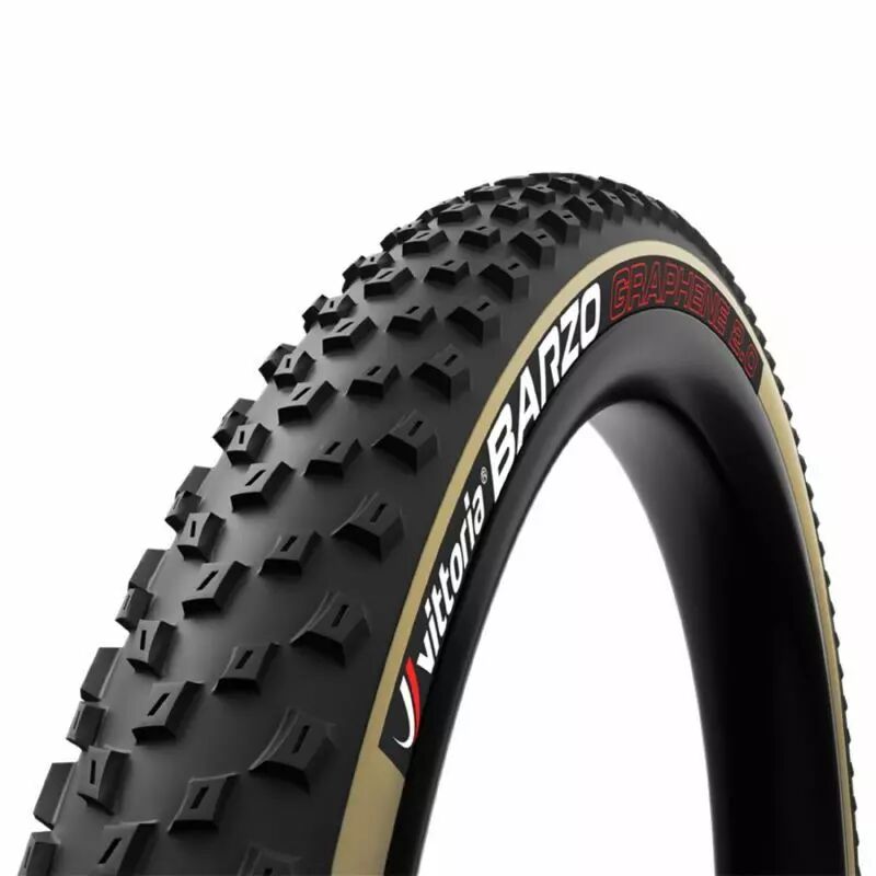 Pneu VTT Vittoria Barzo Graphene 2.0 XC Race TLR 29x2.25 Noir Beige