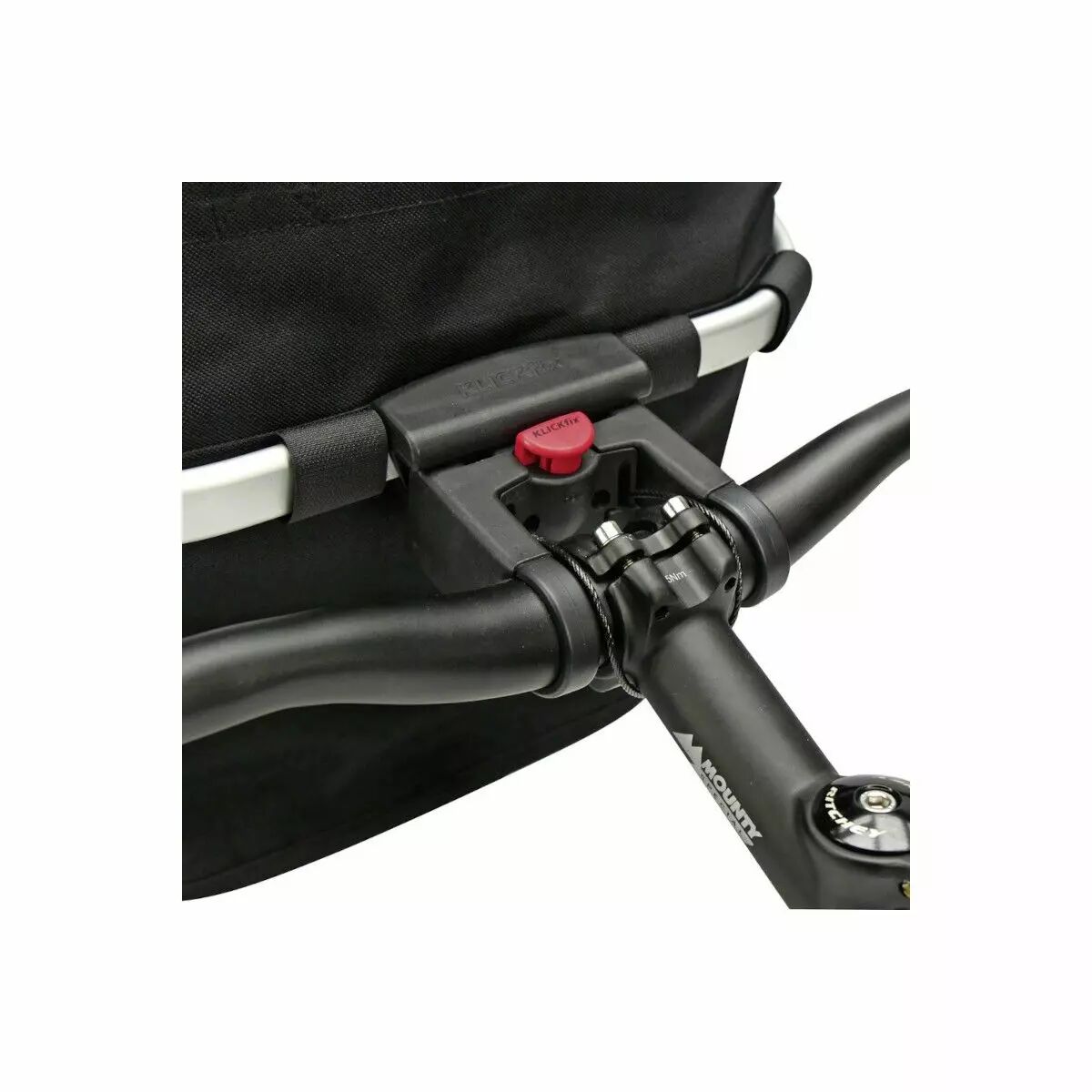 Panier AV Bikebasket OVAL S noir KLICKFIX