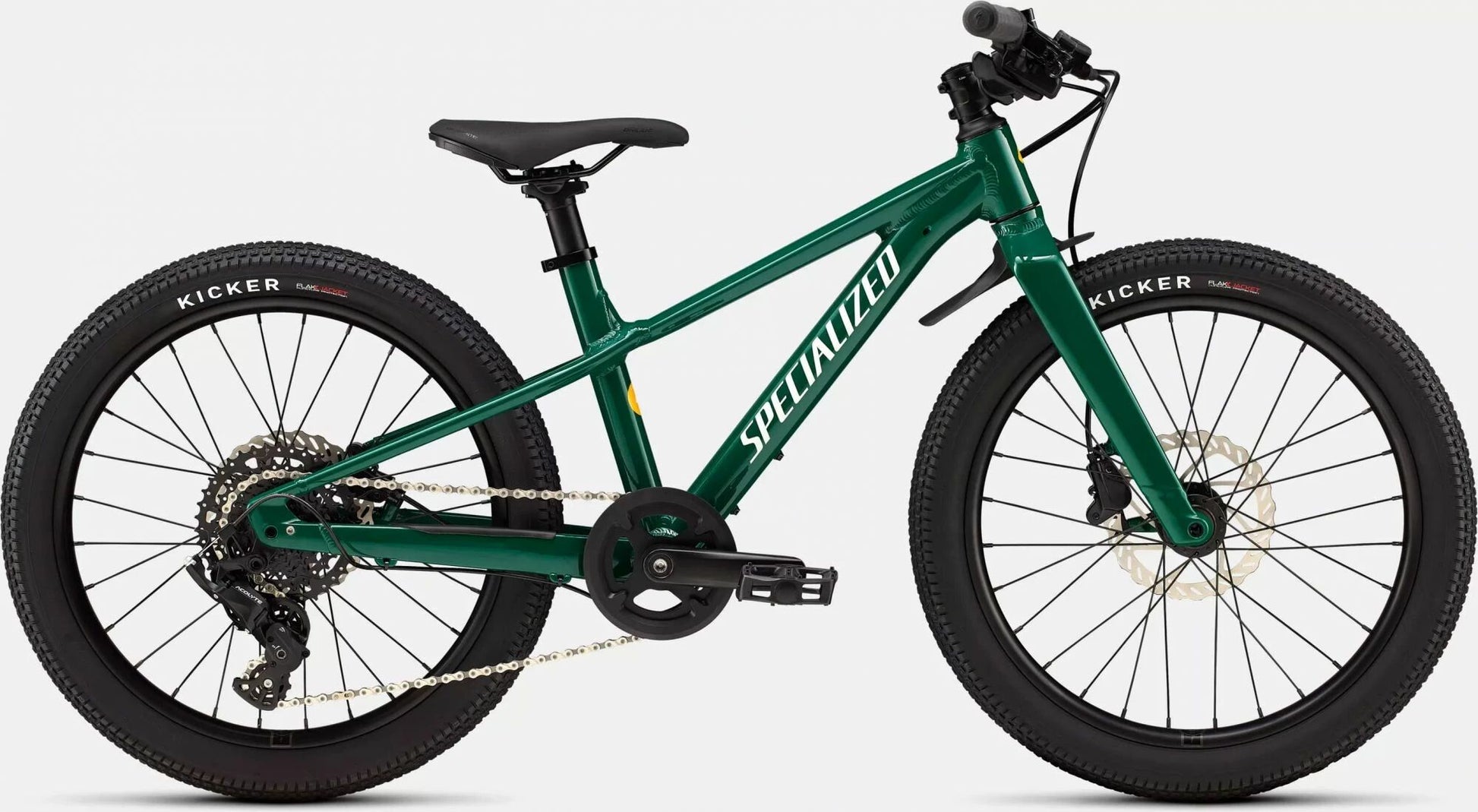 Vélo Specialized Riprock 20 Int Gloss Pine Green/Dune White And California Sunshine