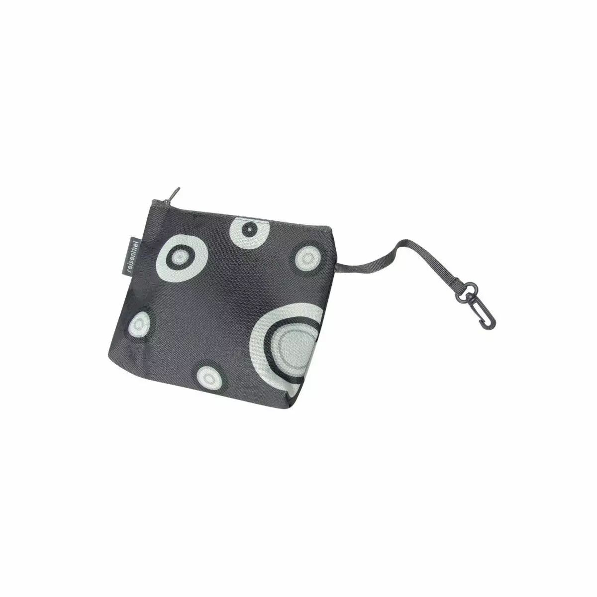 Sacoche/panier Bikebasket bulles anthracites KLICKFIX