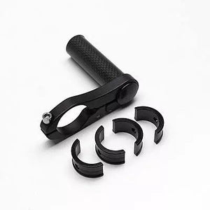 SUPPORT COMPTEUR ET ECLAIRAGE ALU/CARBON