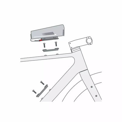 Adaptateur Duo extra plat pour cadre à visser KLICKFIX