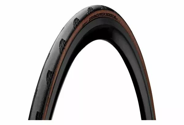 Pneu CONTINENTAL Grand Prix 5000 S Tubeless R. Noir/Marron 700x28