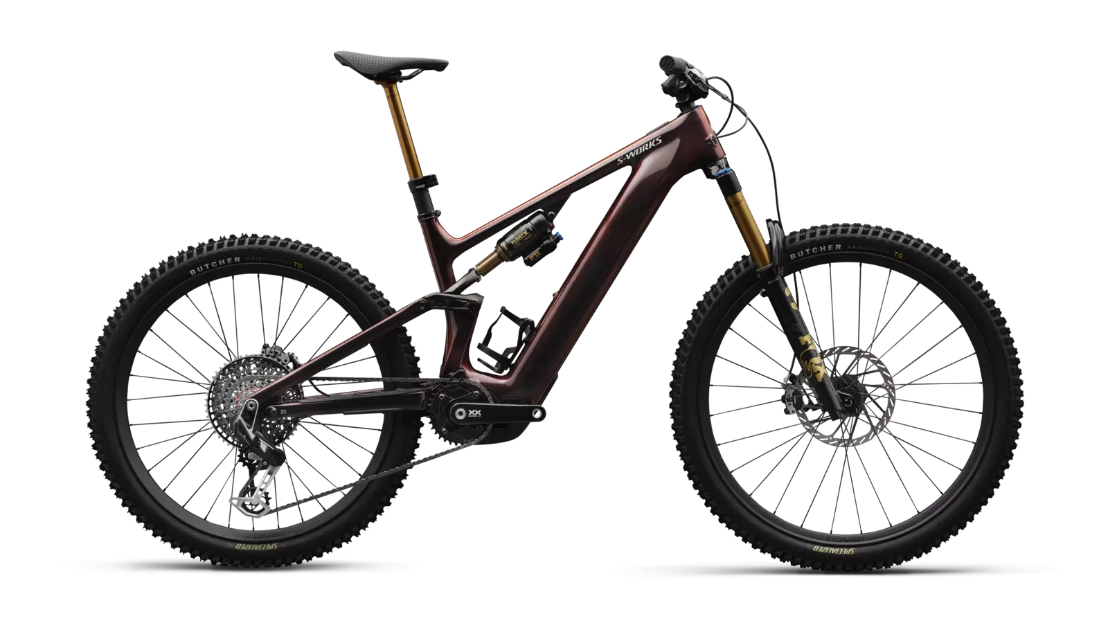Vélo Specialized Levo Sw Carbon G4 Nb Gloss Red Pearl/Black/Metallic White Silver