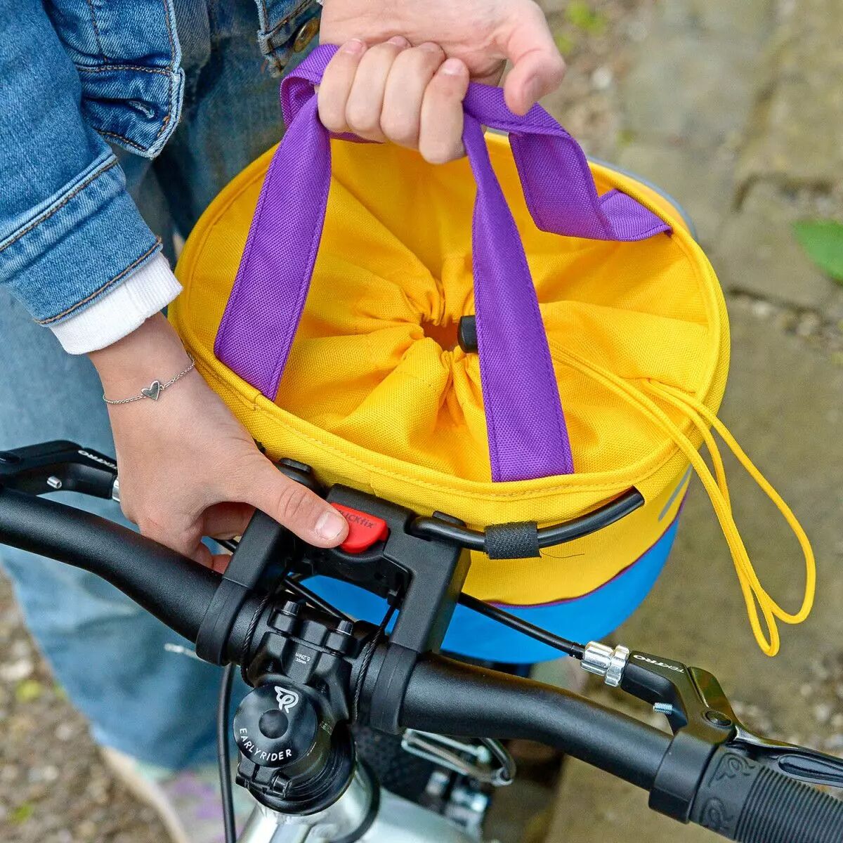 Panier enfant Lori vert KLICKFIX