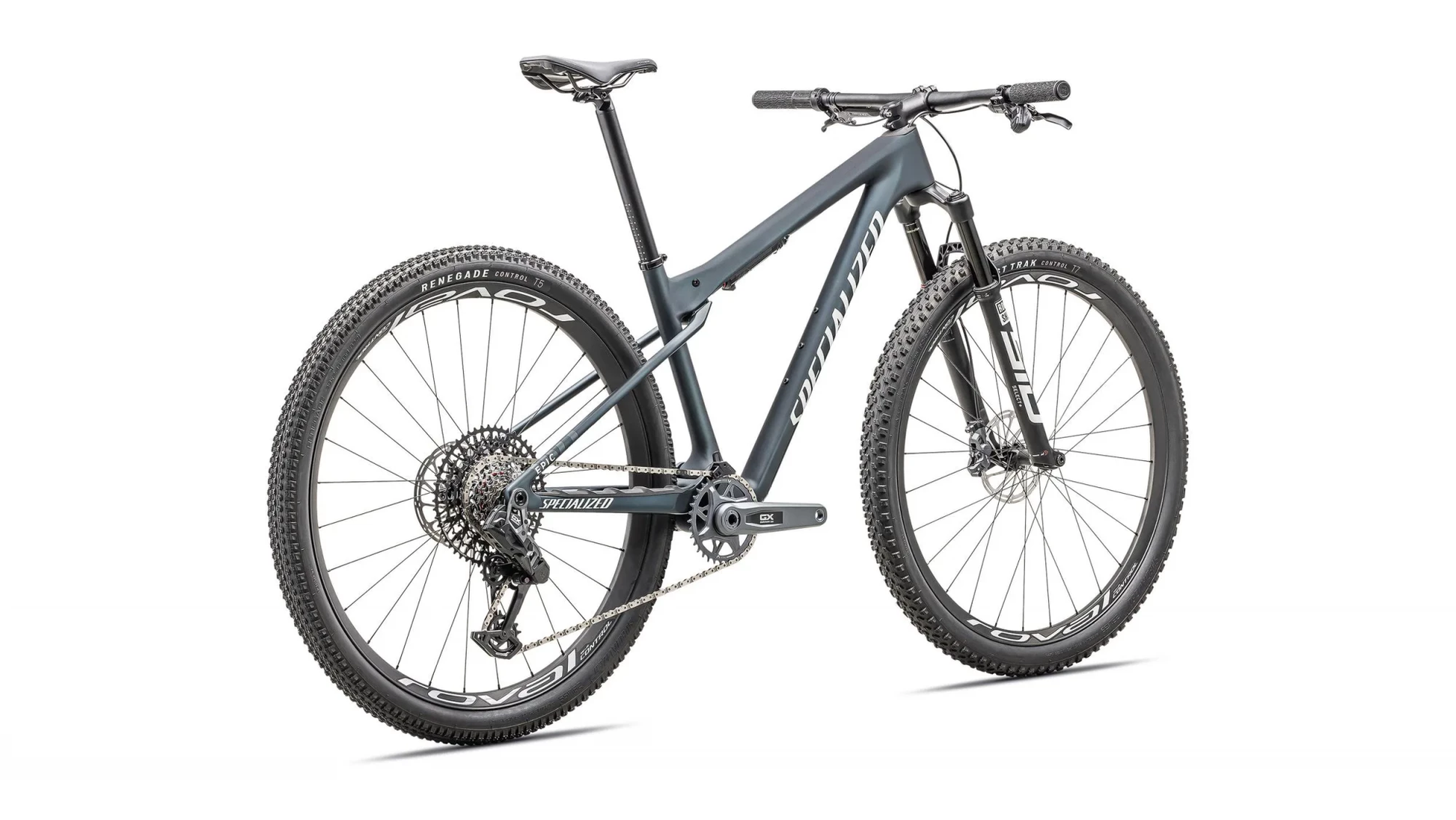 Vélo Specialized Epic Wc Expert Satin Metallic Deep Lake/White/Pearl